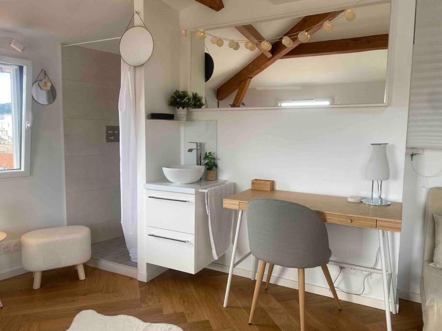 Heart Of Nice-Rooftop Seaside Studio Экстерьер фото